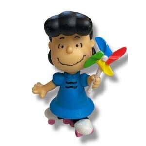 Just Play Lucy Peanuts Gang Figure Cake Topper 3" Figurine